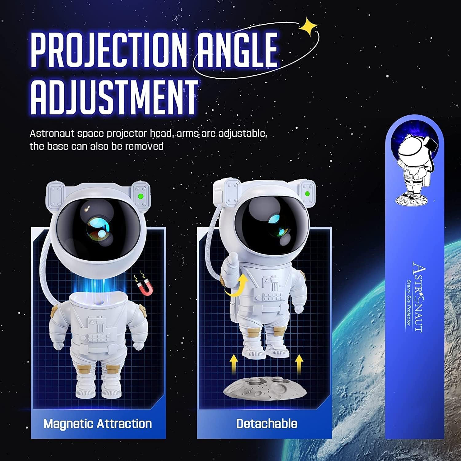 one94store astronaut galaxy projector night light – 360° rotating nebula star projector with remote control, timer & adjustable head – space lamp for kids’ bedroom, gifts, gaming room, home & décor one94store astronaut galaxy projector night light – 360° rotating nebula star projector with remote control, timer & adjustable head – space lamp for kids’ bedroom, gifts, gaming room, home & décor