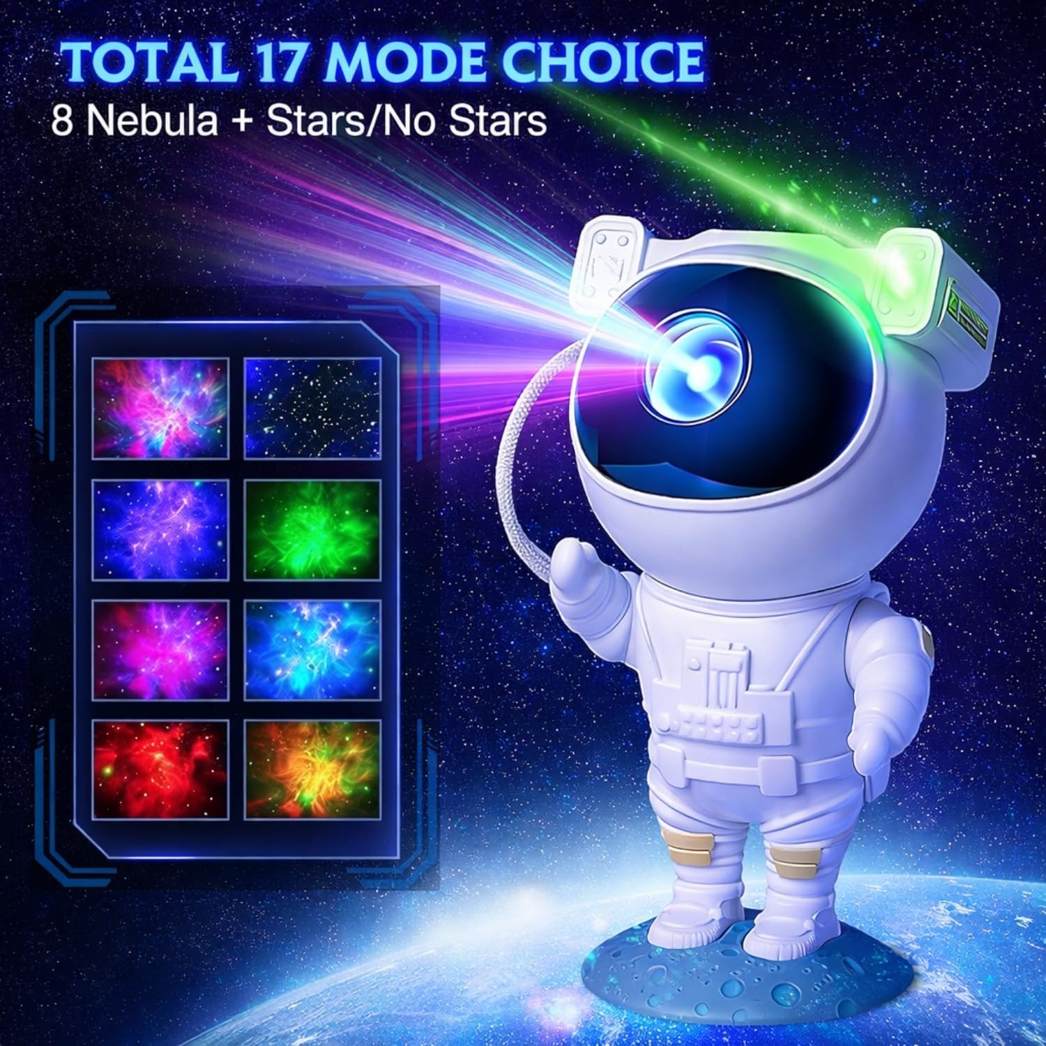 one94store astronaut galaxy projector night light – 360° rotating nebula star projector with remote control, timer & adjustable head – space lamp for kids’ bedroom, gifts, gaming room, home & décor one94store astronaut galaxy projector night light – 360° rotating nebula star projector with remote control, timer & adjustable head – space lamp for kids’ bedroom, gifts, gaming room, home & décor