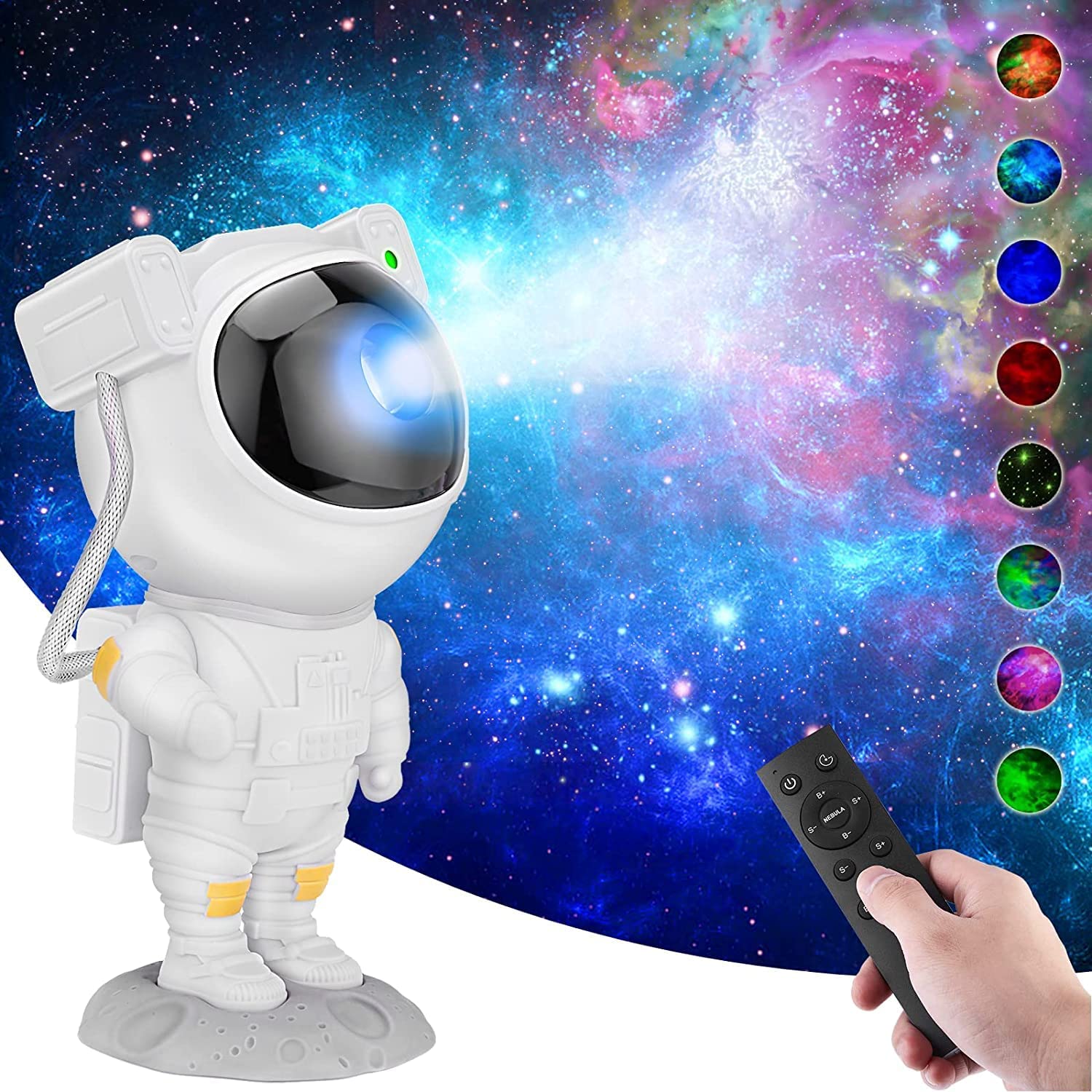one94store astronaut galaxy projector night light – 360° rotating nebula star projector with remote control, timer & adjustable head – space lamp for kids’ bedroom, gifts, gaming room, home & décor one94store astronaut galaxy projector night light – 360° rotating nebula star projector with remote control, timer & adjustable head – space lamp for kids’ bedroom, gifts, gaming room, home & décor